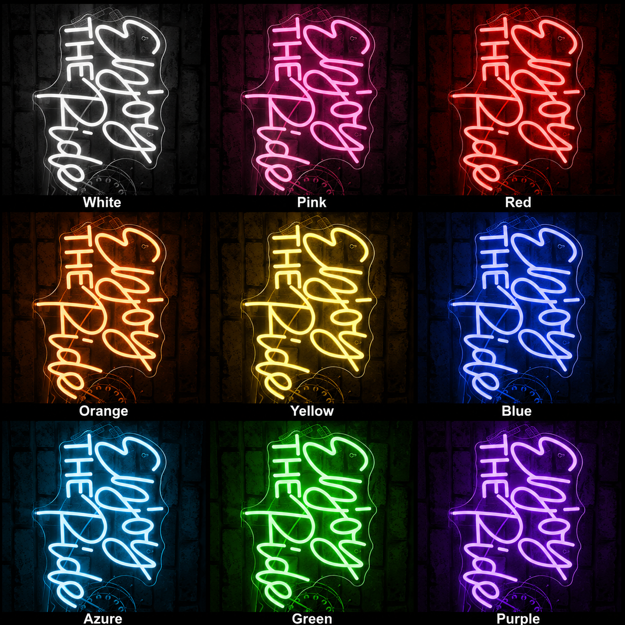 Good Vibes Classic Decor Sign LED Neon Sign - 05 Color Grid