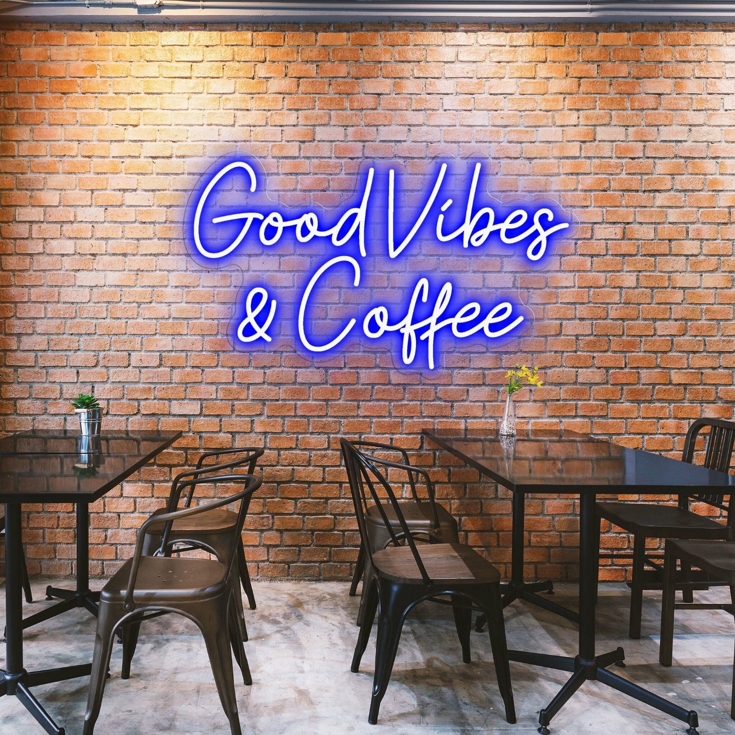 Good Vibes Coffee Spread Positivity With Lively Neon | Shineneon
