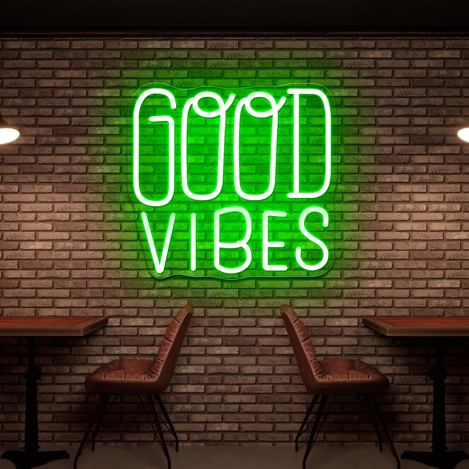 Good Vibes Corloful Led Neon Wall Design - Shineneon