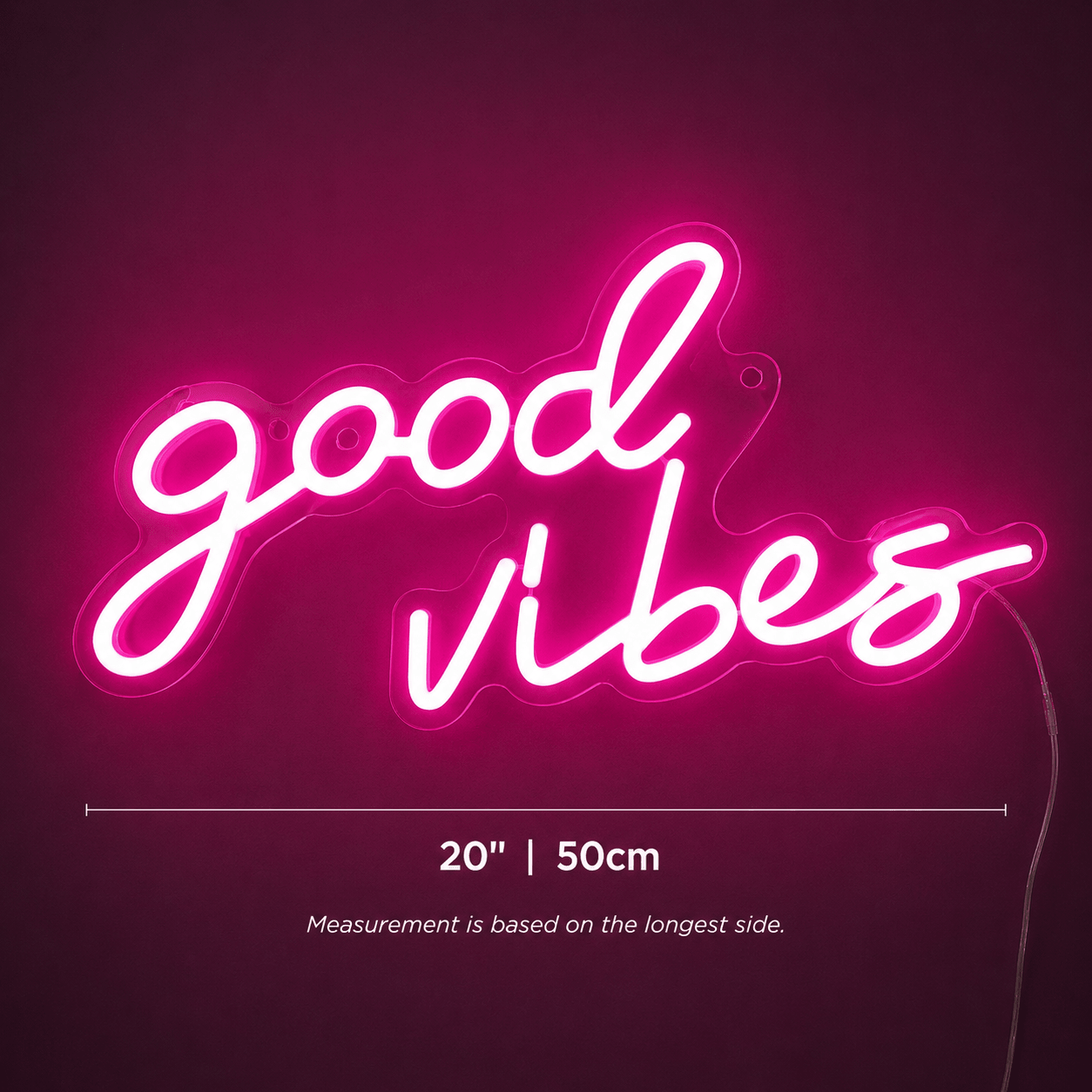 Good Vibes Gallery Wall Decor LED Neon Sign - Shineneon