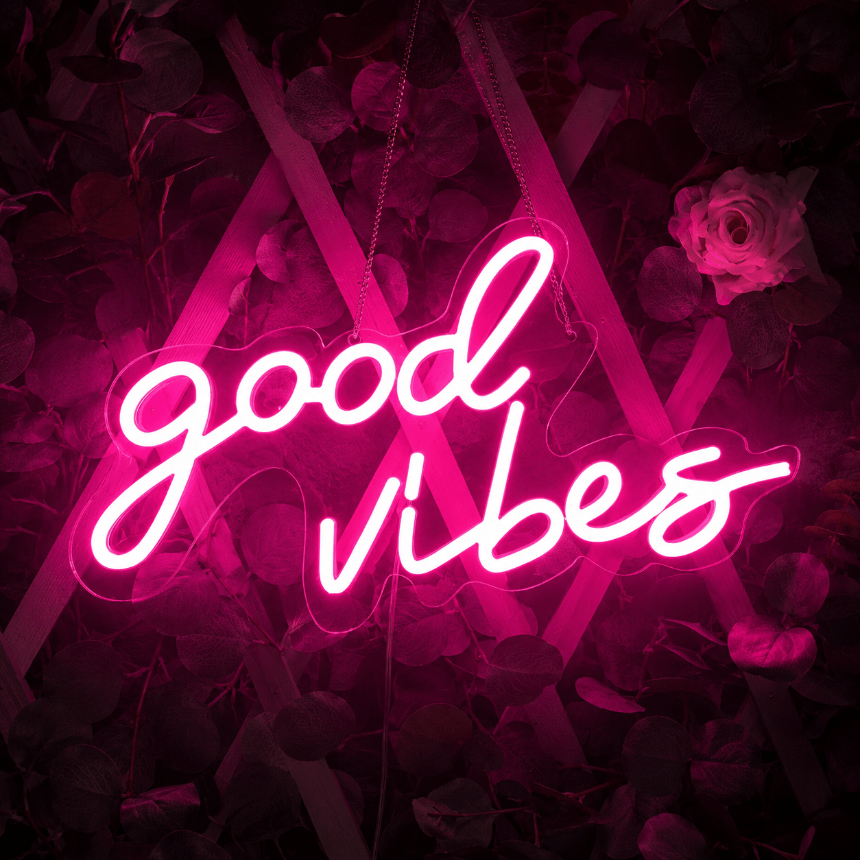 Good Vibes Gallery Wall Decor LED Neon Sign - Shineneon