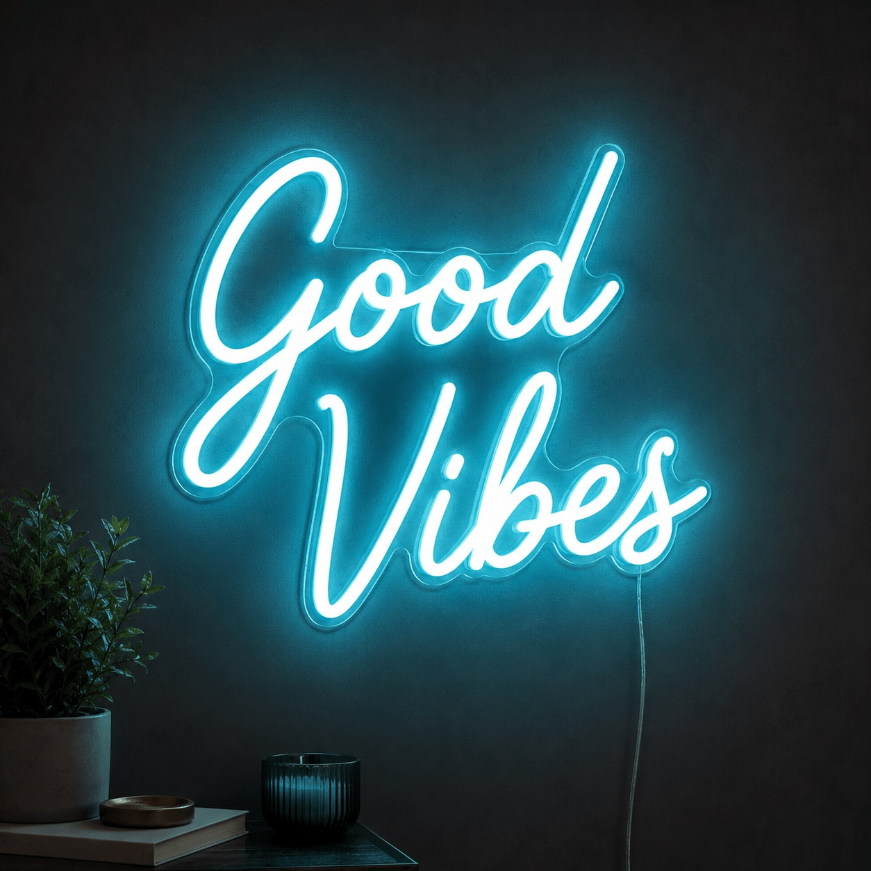Good Vibes Home Decor LED Neon Sign - Shineneon