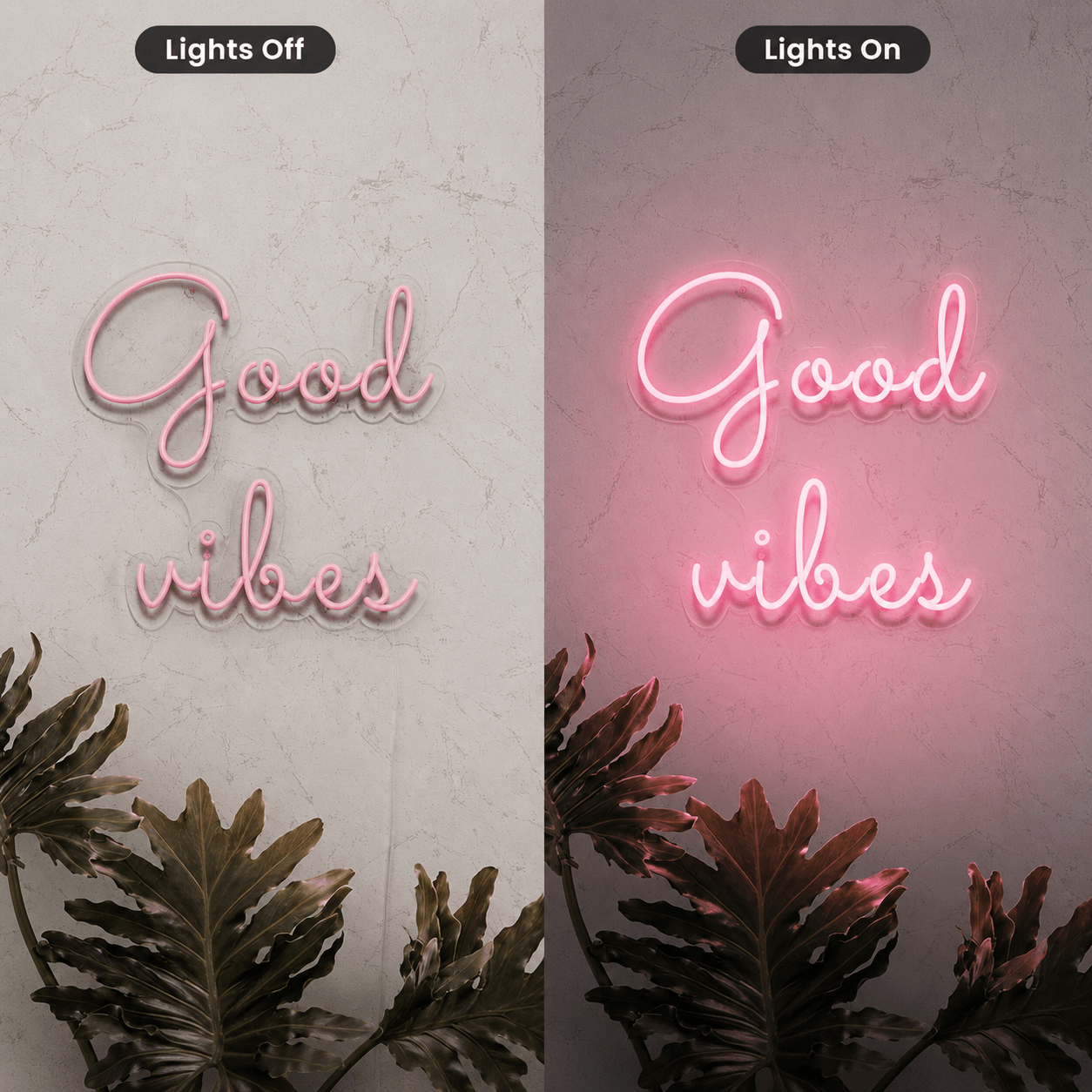 Good Vibes Home Decor Sign LED Neon Sign - Shineneon