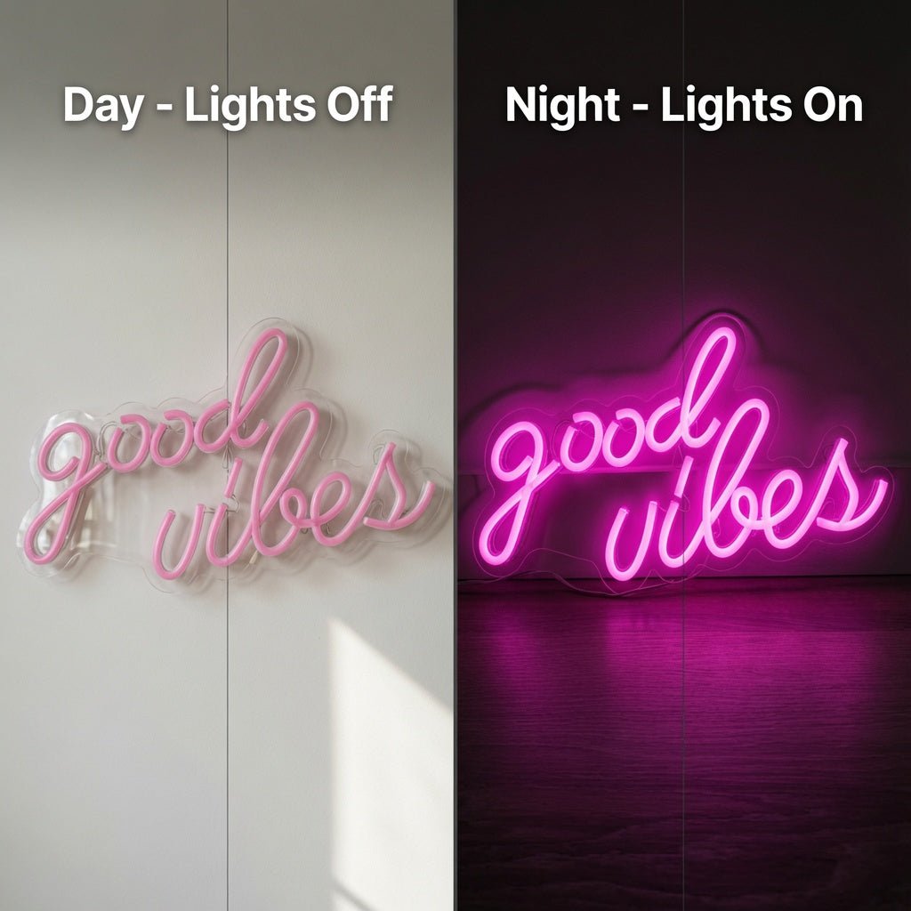Good Vibes LED Neon Sign Home Decor - Shineneon