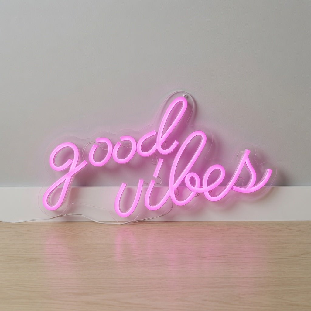 Good Vibes LED Neon Sign Home Decor - Shineneon