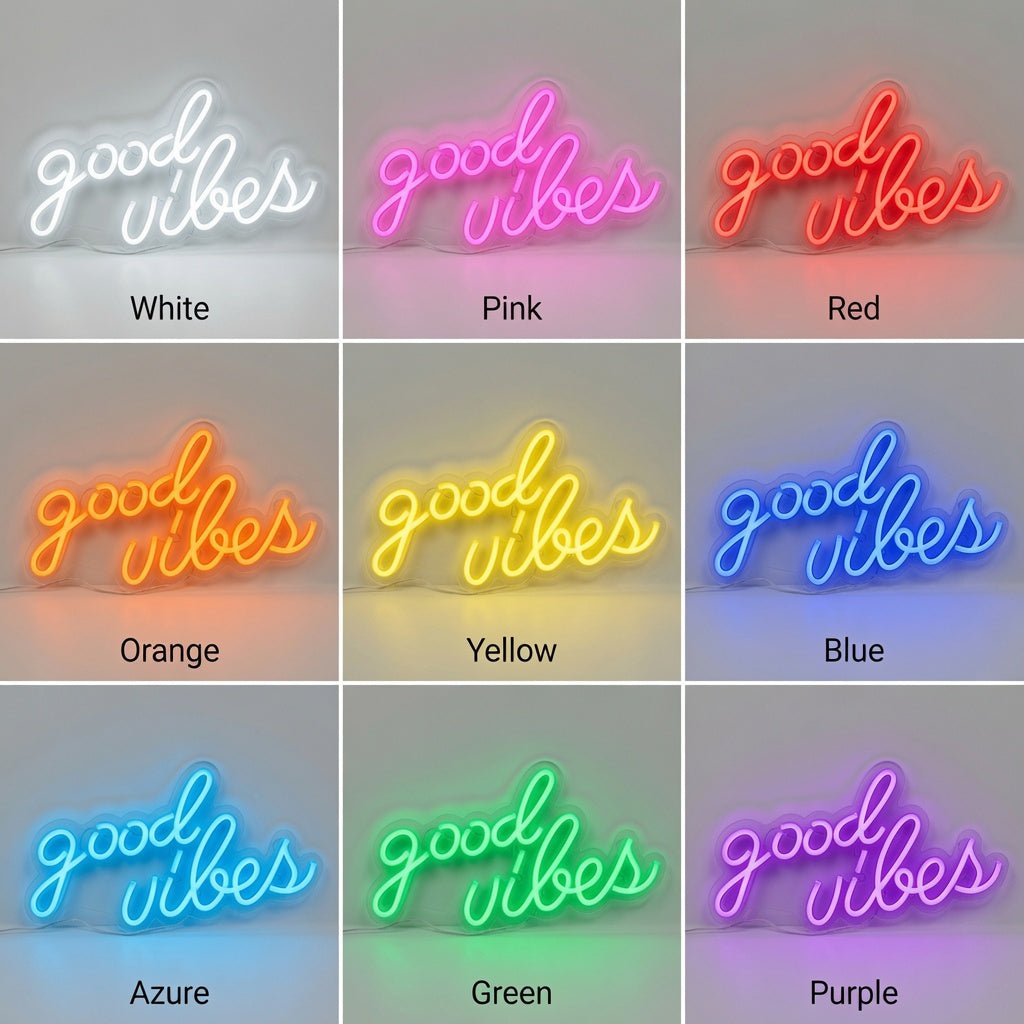 Good Vibes LED Neon Sign Home Decor - Shineneon