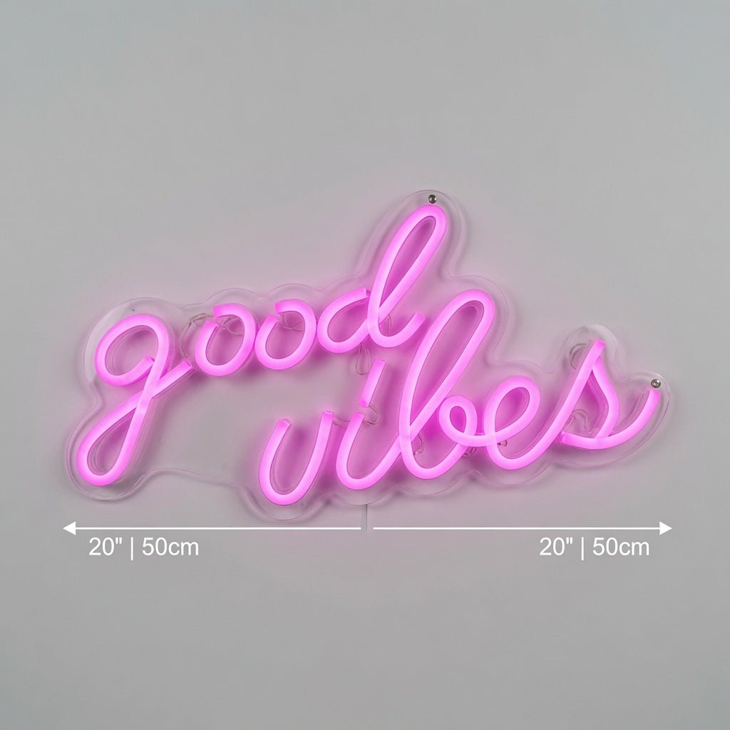Good Vibes LED Neon Sign Home Decor - Shineneon