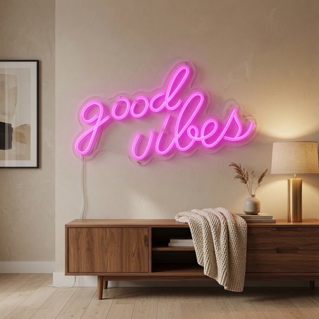 Good Vibes LED Neon Sign Home Decor - Shineneon