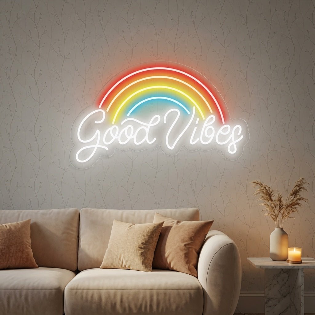 Good Vibes LED Neon Sign Home Wall Art - Shineneon