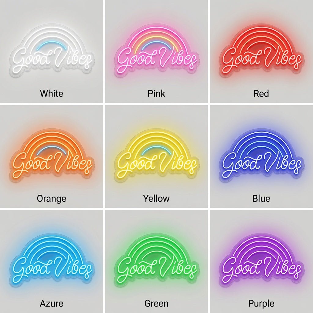 Good Vibes LED Neon Sign Home Wall Art - Shineneon