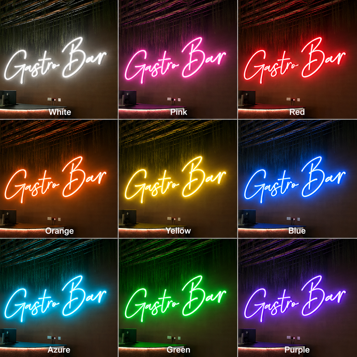 Good Vibes Only Aesthetic Wall Light LED Neon Sign - 05 Color Grid