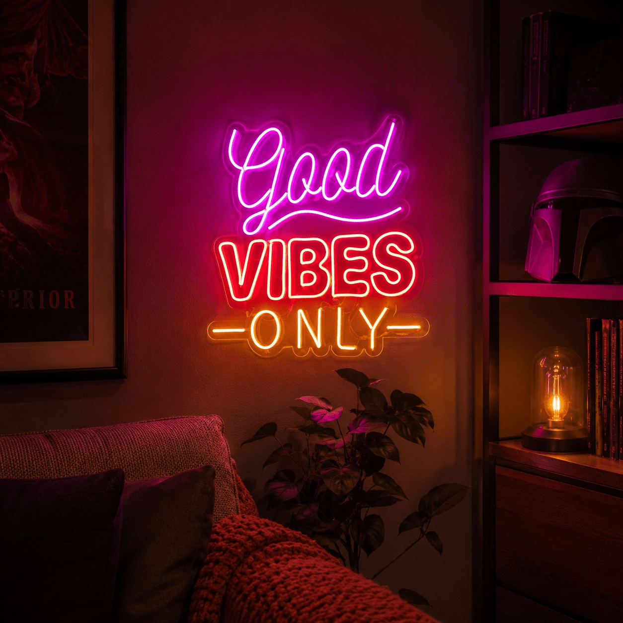 Good Vibes Only Apartment Decor LED Neon Sign - Shineneon