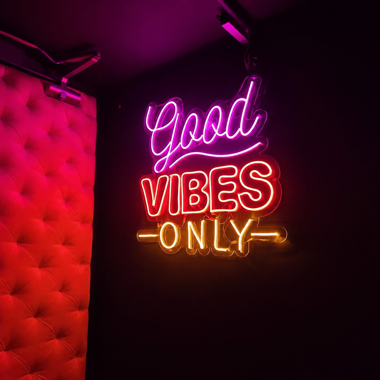Good Vibes Only Apartment Decor LED Neon Sign - Shineneon