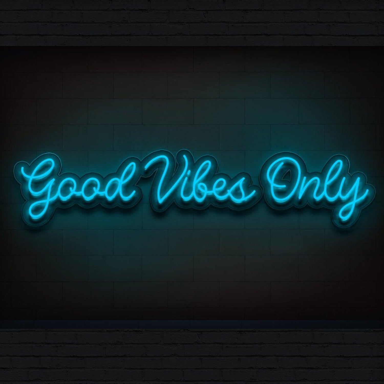 Good Vibes Only Bright Yellow Led Neon Sign For Cafe Bar Home Decor | Shineneon