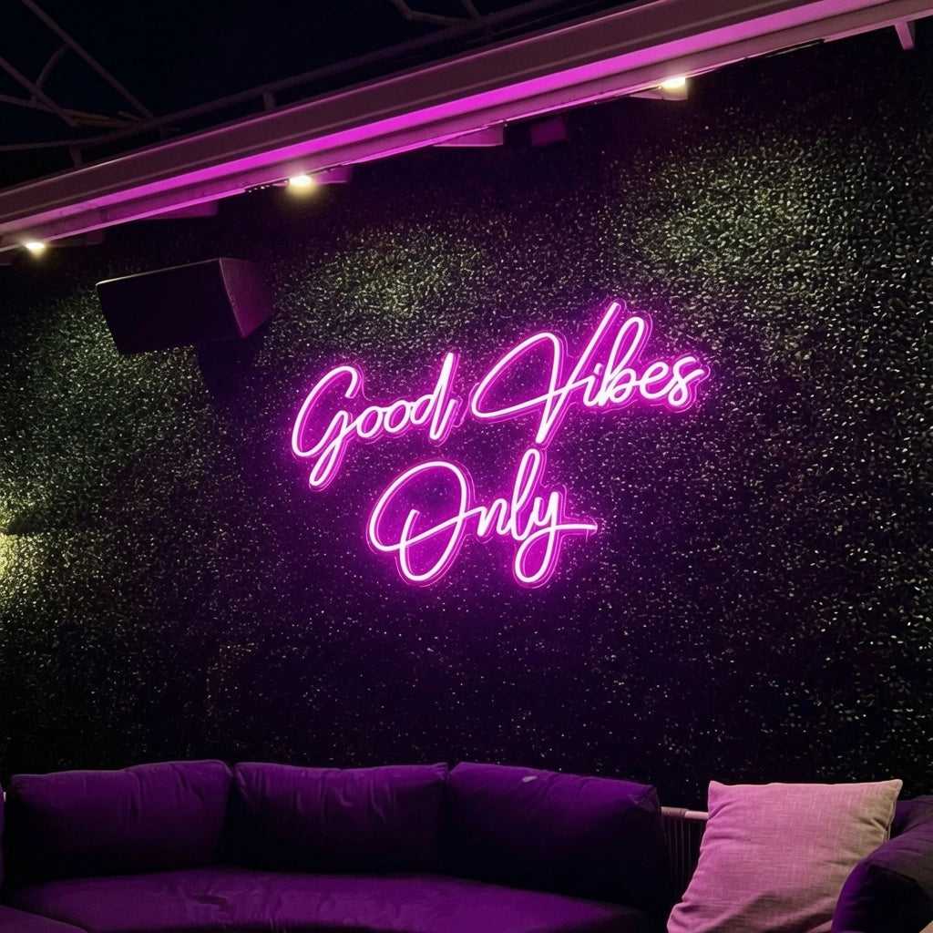 Good Vibes Only Business Wall Decor LED Neon Sign Wall Neon Sign - 01 Original Product Image