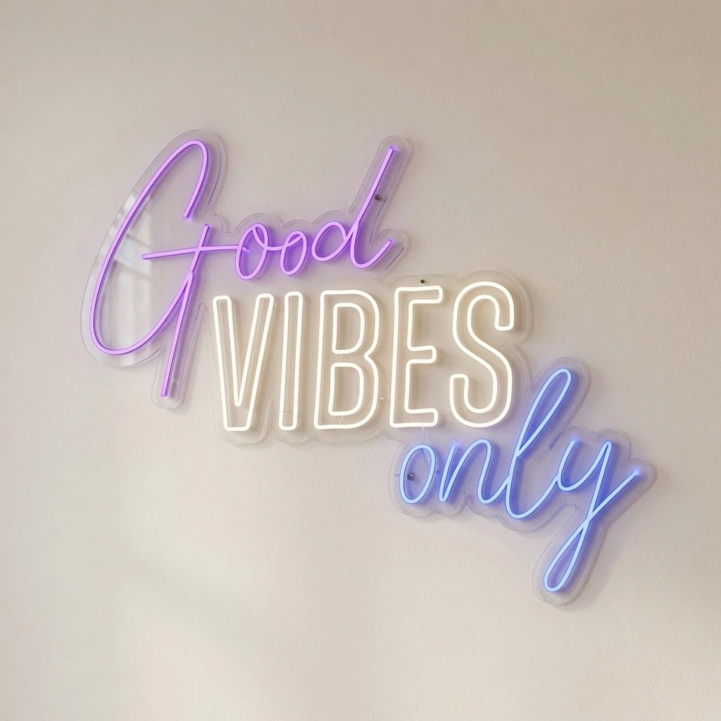 Good Vibes Only Coffee Shop Wall Decor LED Neon Sign - Shineneon