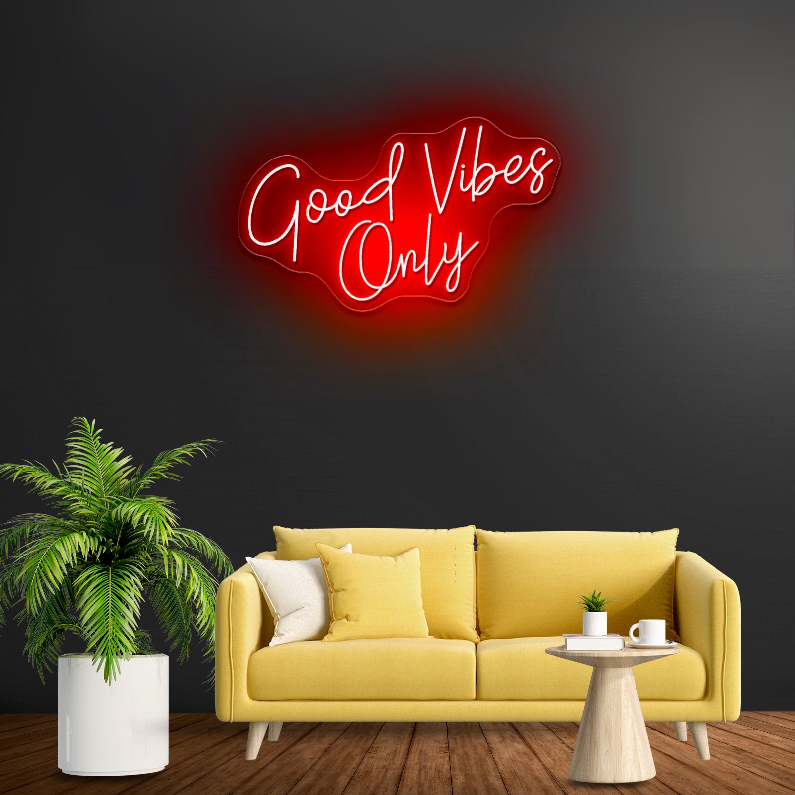 Good Vibes Only Custom Neon Letters