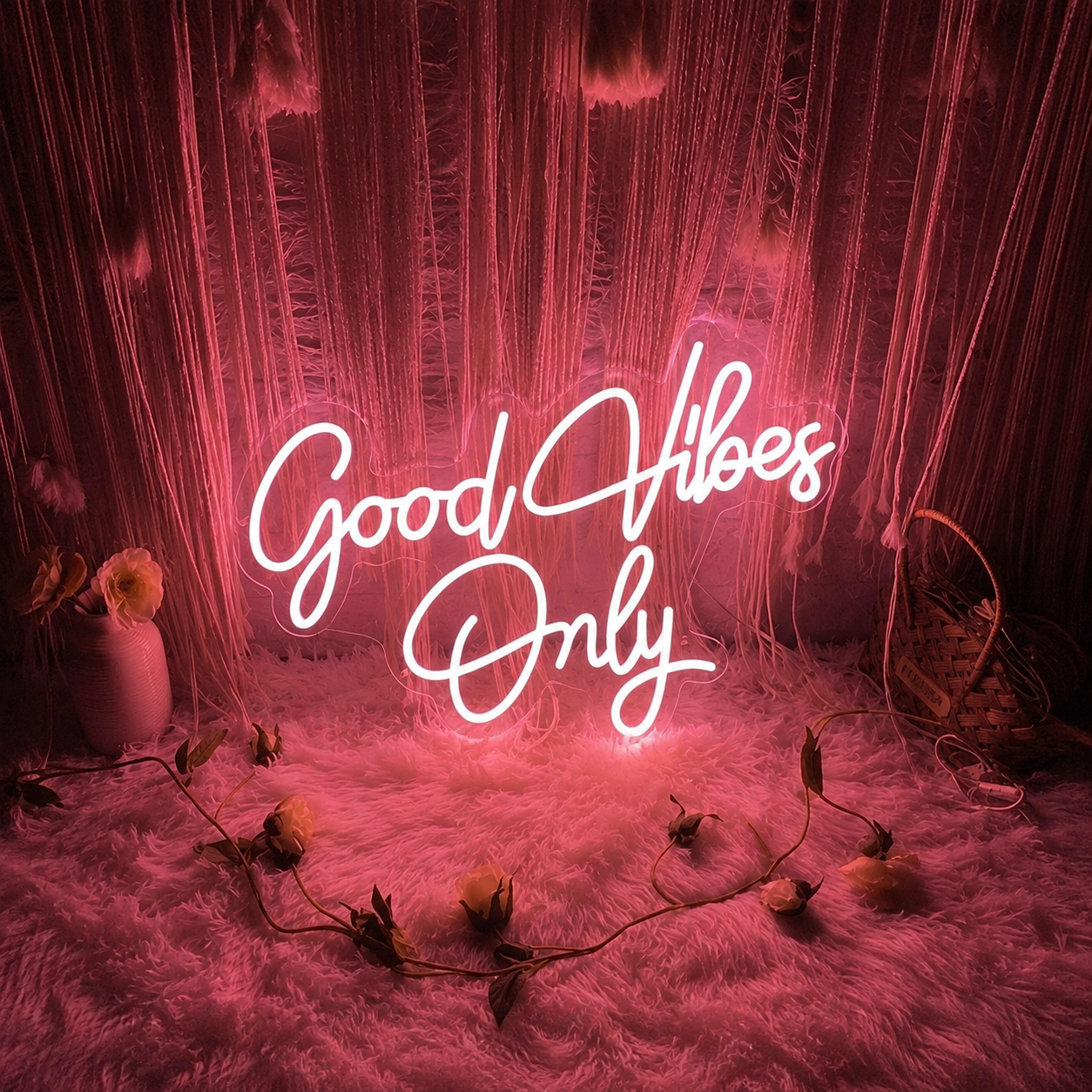 Good Vibes Only Home Decor LED Neon Sign - 01 Original Product Image