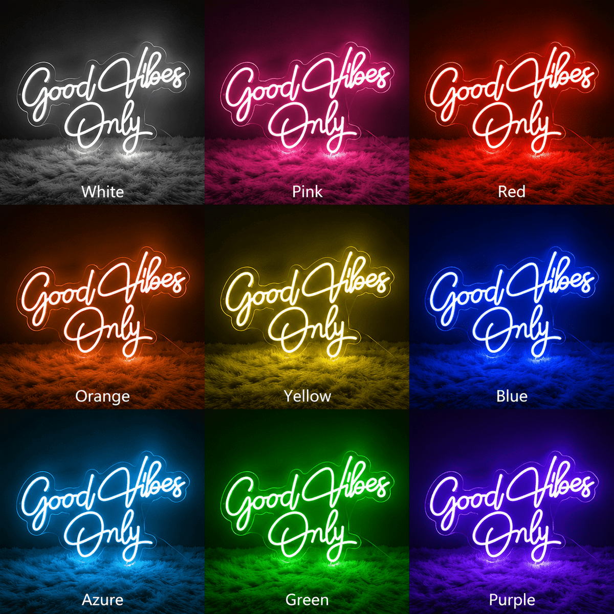 Good Vibes Only Home Decor LED Neon Sign - Shineneon