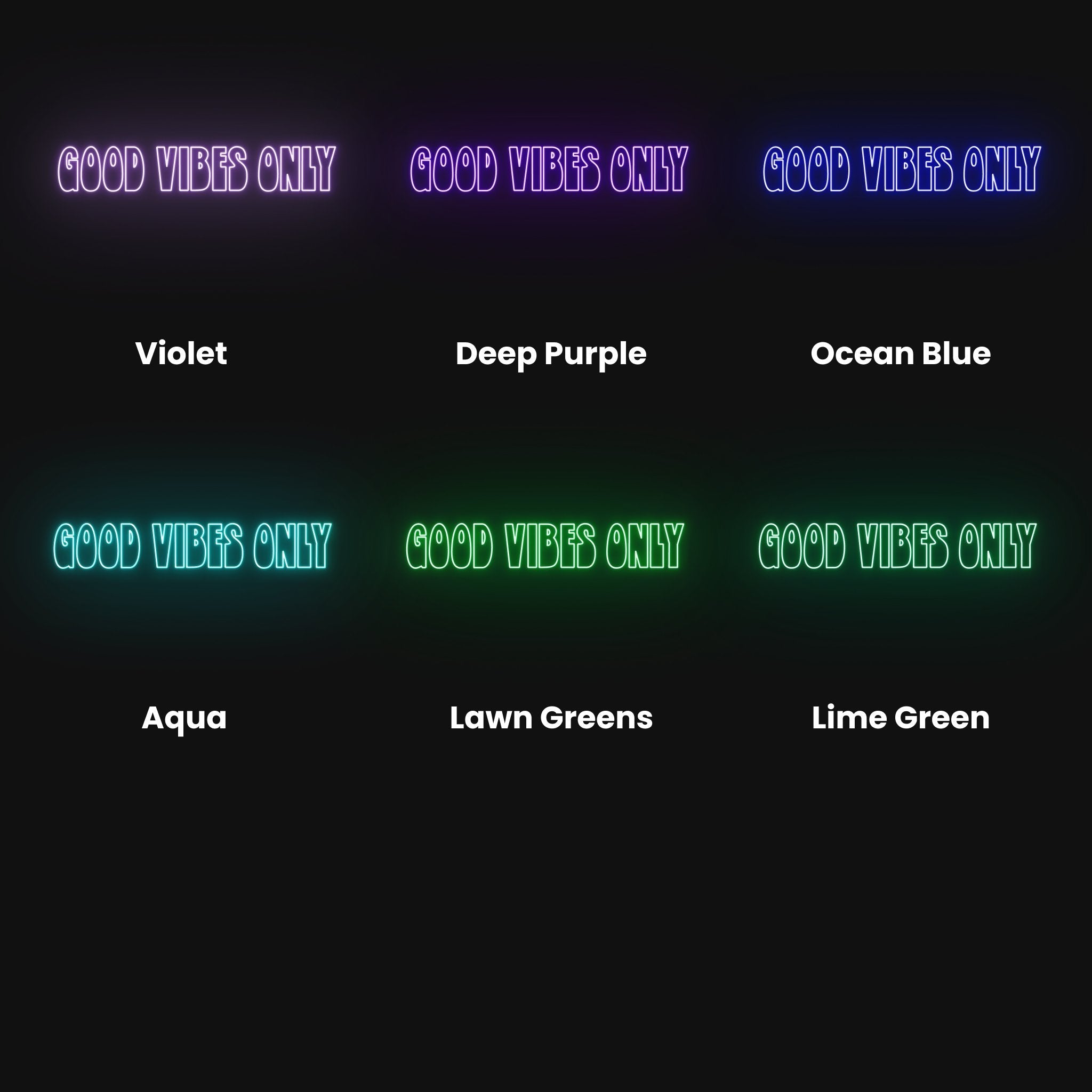 Good Vibes Only Ii Led Neon Sign | Shineneon