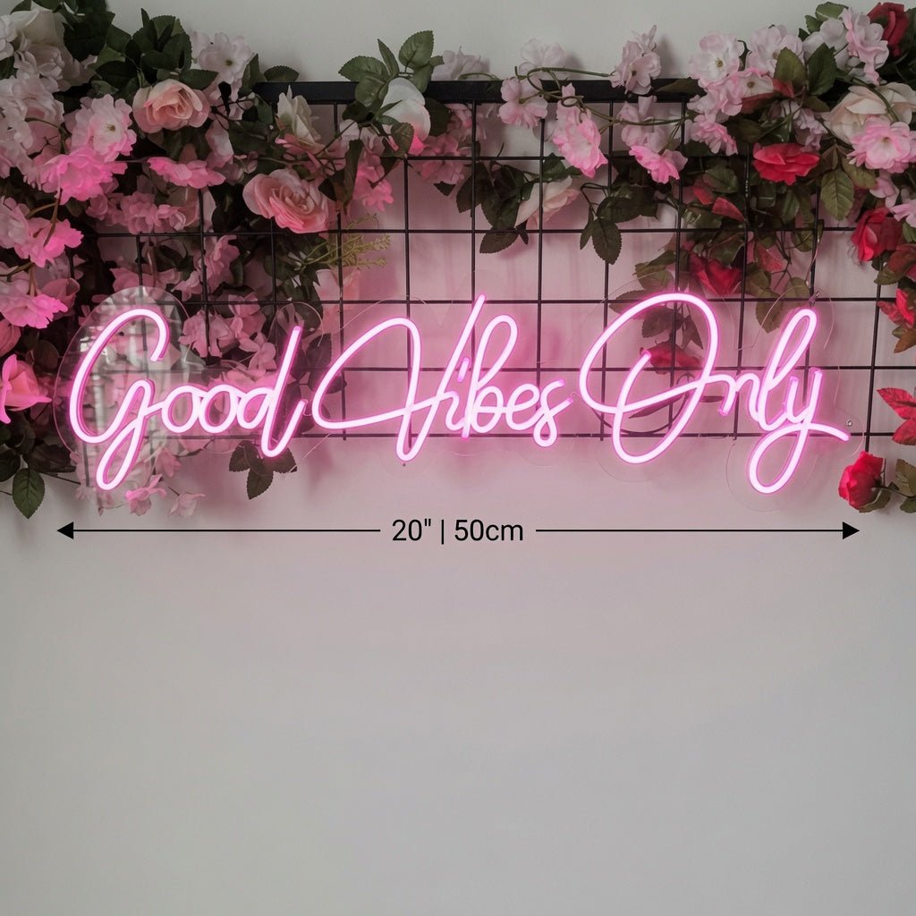 Good Vibes Only LED Neon Sign Bedroom Decor - Shineneon
