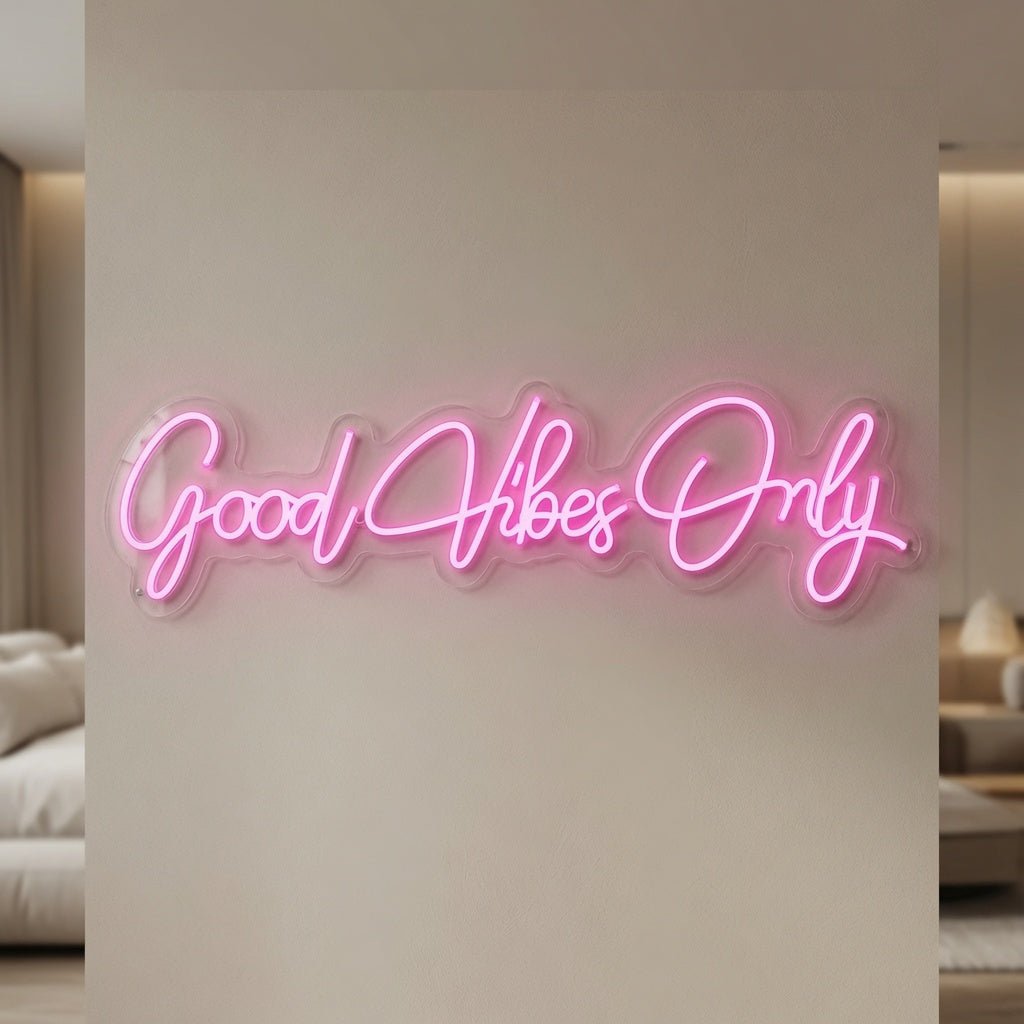 Good Vibes Only LED Neon Sign Bedroom Decor - Shineneon