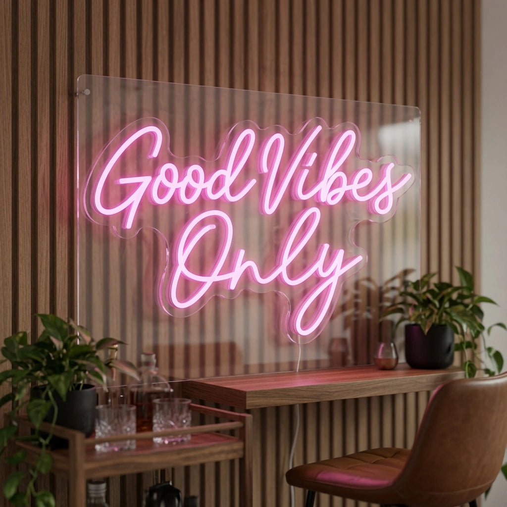 Good Vibes Only LED Neon Sign Home Decor Wall Decor - 02 High-Converting Product Image