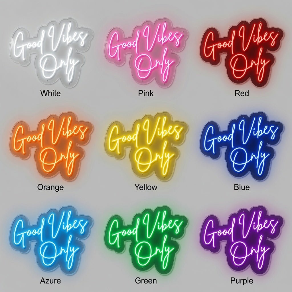 Good Vibes Only LED Neon Sign Home Decor Wall Neon Sign - Shineneon
