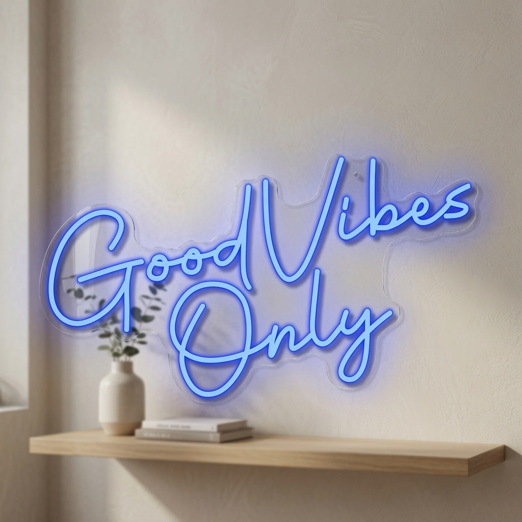 Good Vibes Only LED Neon Sign Living Room Decor - 02 High-Converting Product Image