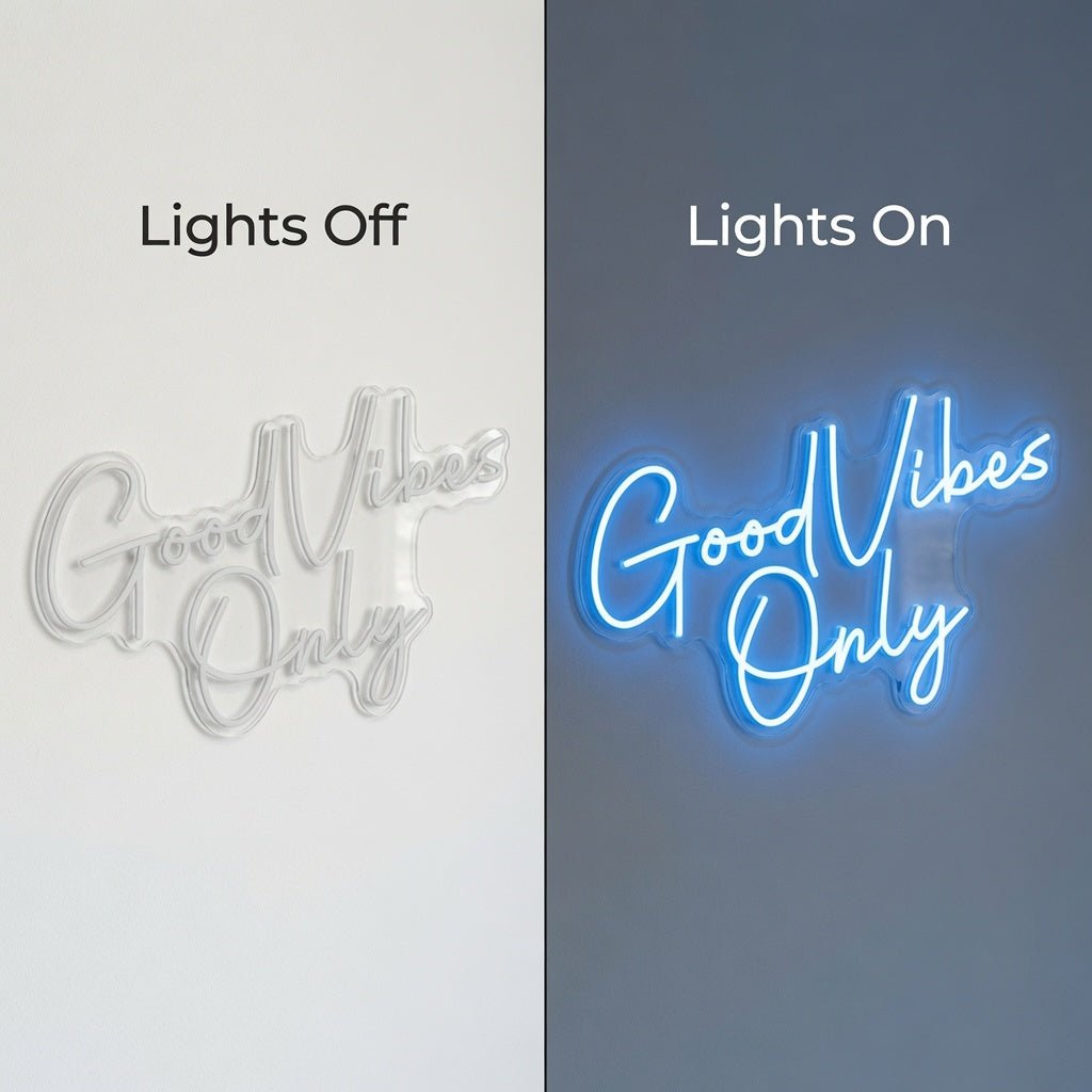 Good Vibes Only LED Neon Sign Living Room Decor - Shineneon