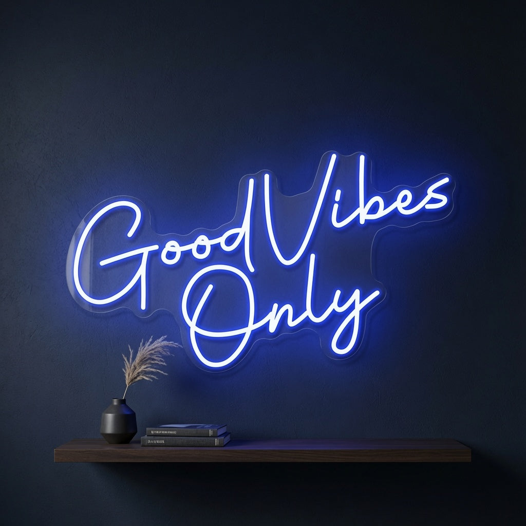Good Vibes Only LED Neon Sign Living Room Decor Wall Neon Sign - 02 High-Converting Product Image