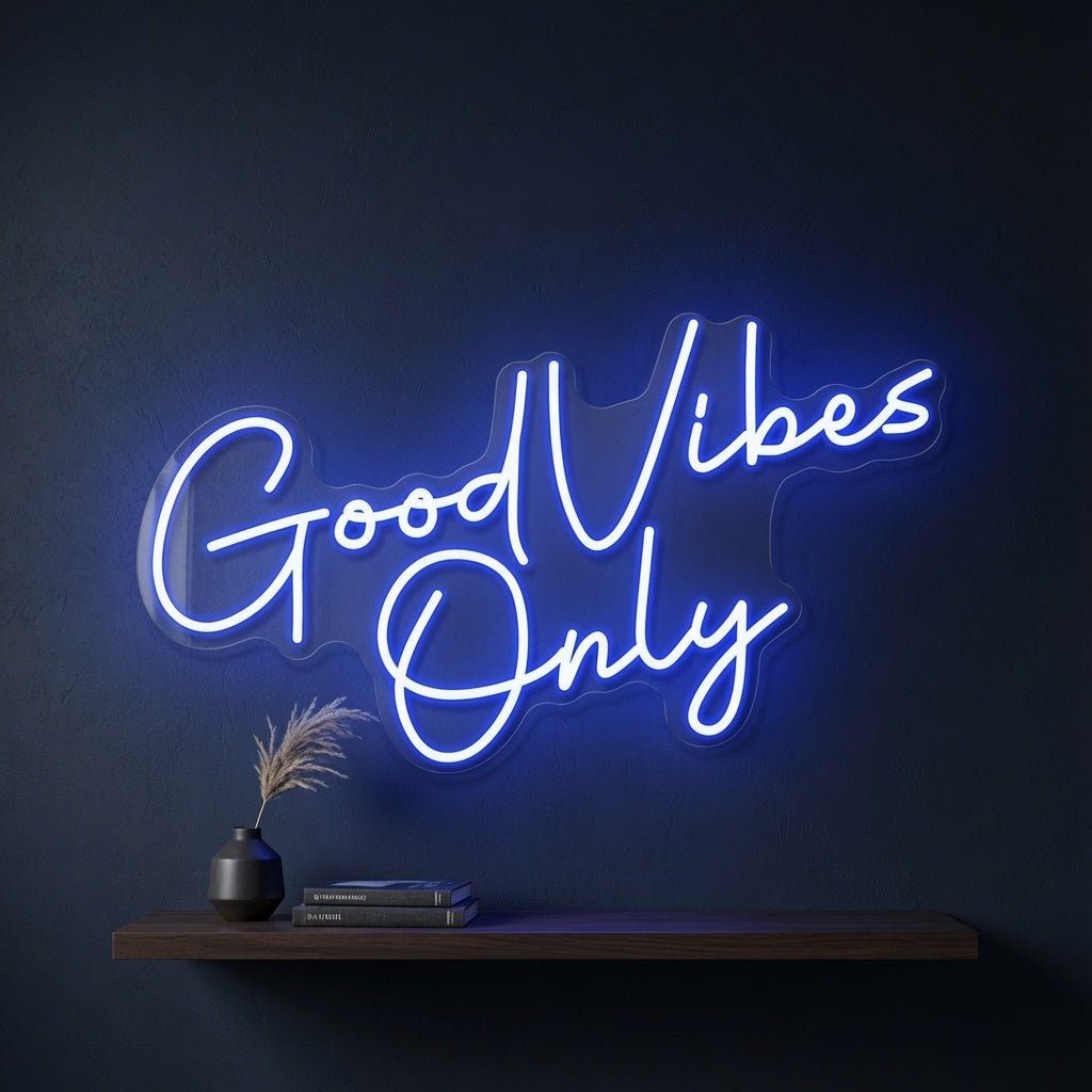 Good Vibes Only LED Neon Sign Living Room Decor Wall Neon Sign - Shineneon