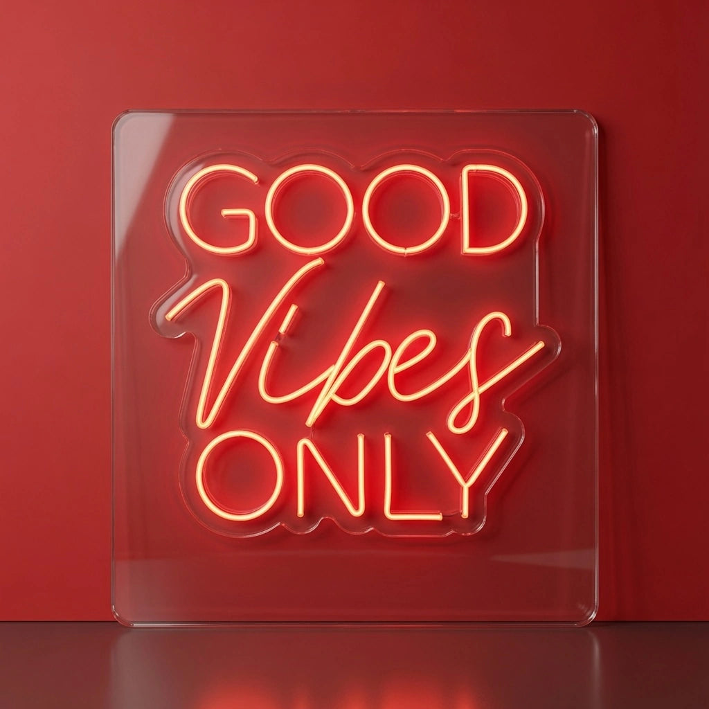Good Vibes Only LED Neon Sign Wall Art Wall Decor - 01 Original Product Image