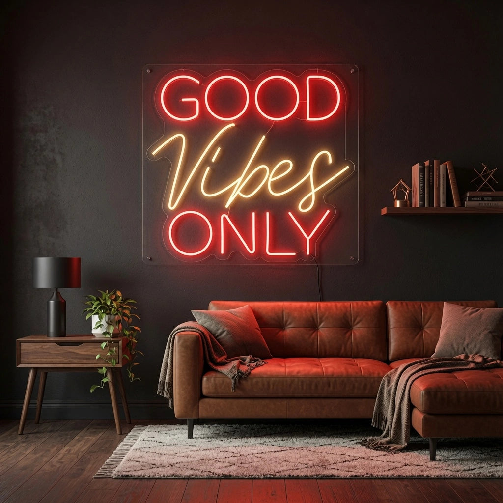 Good Vibes Only LED Neon Sign Wall Art Wall Decor - 02 High-Converting Product Image