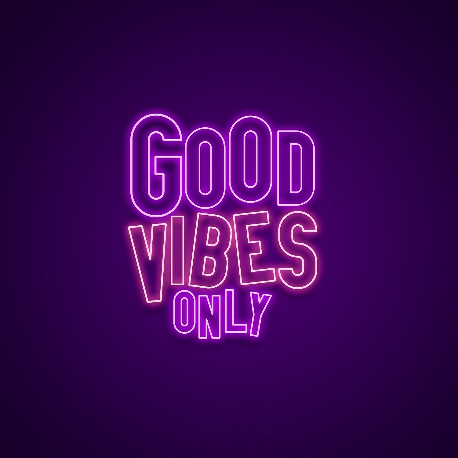 Good Vibes Only Led Neon Signs Wall Art | Shineneon