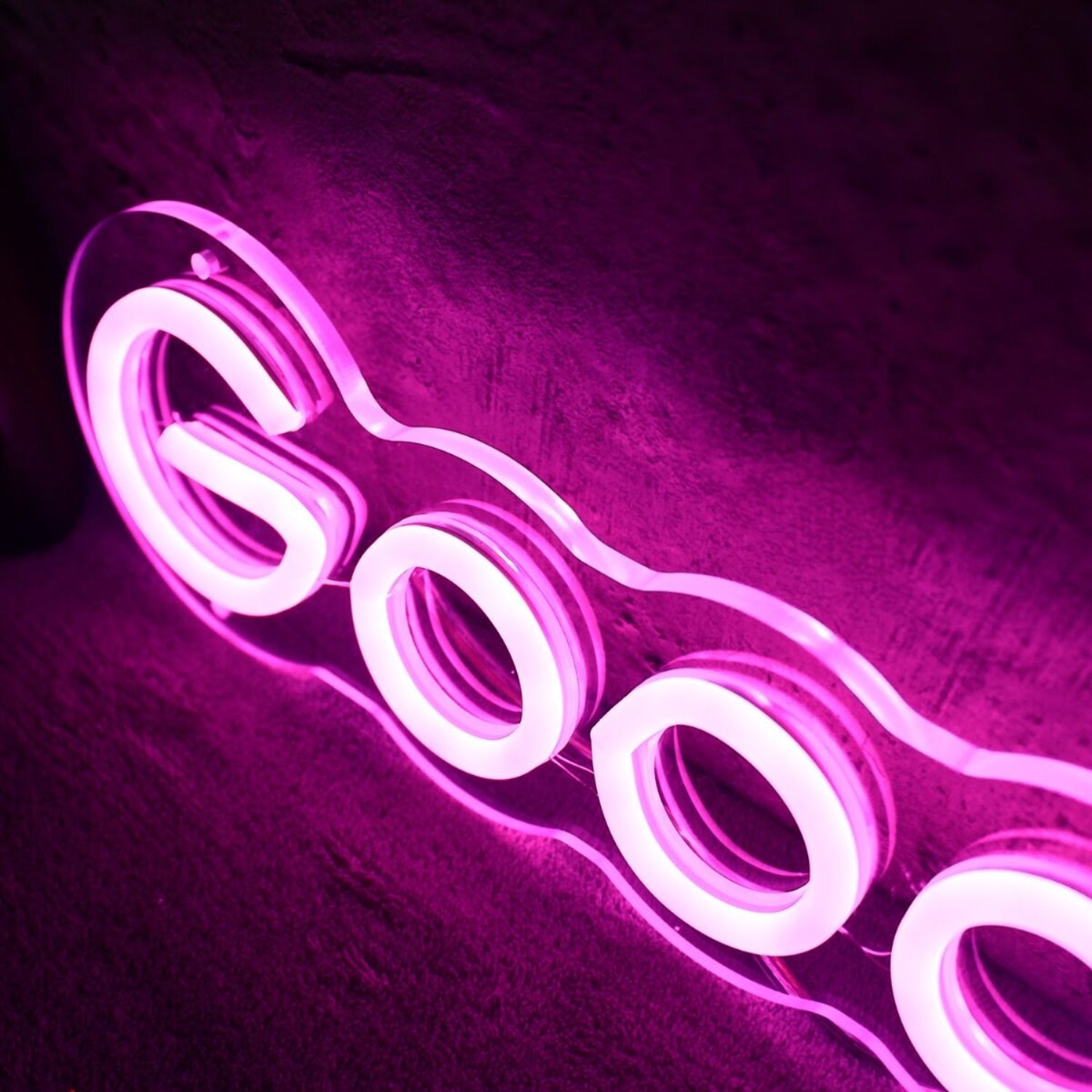 Good Vibes Only Purple Led Neon Sign - Shineneon