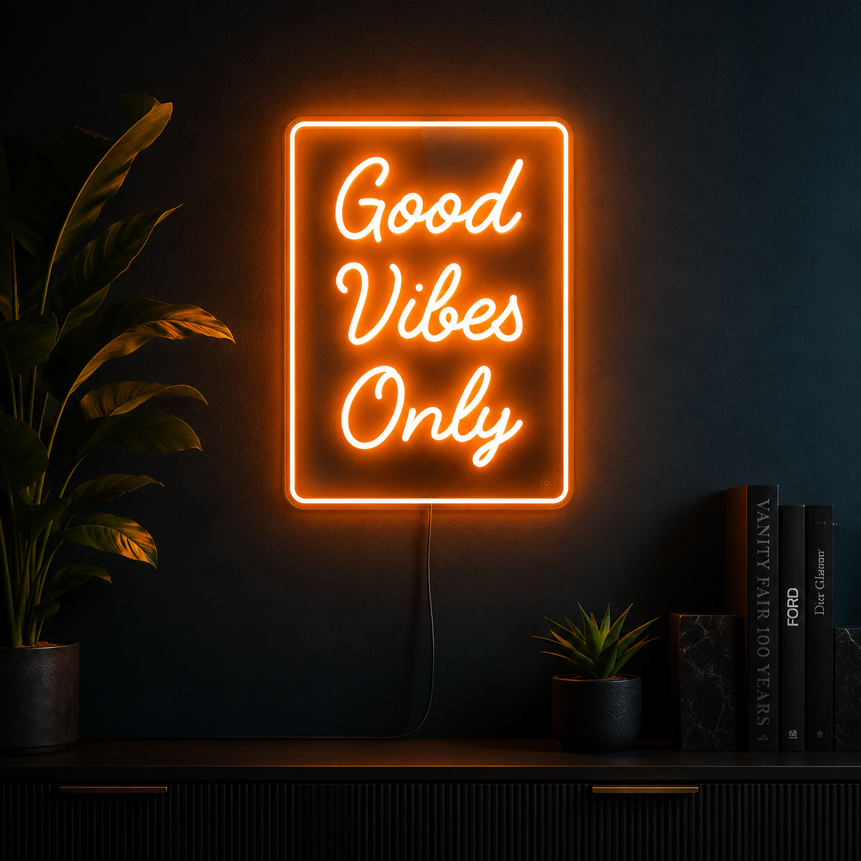 Good Vibes Only Room Decor LED Neon Sign - 02 High-Converting Product Image