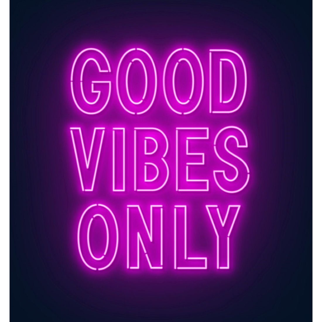 Good Vibes Only Text Led Sign Business Neon Sign - Shineneon