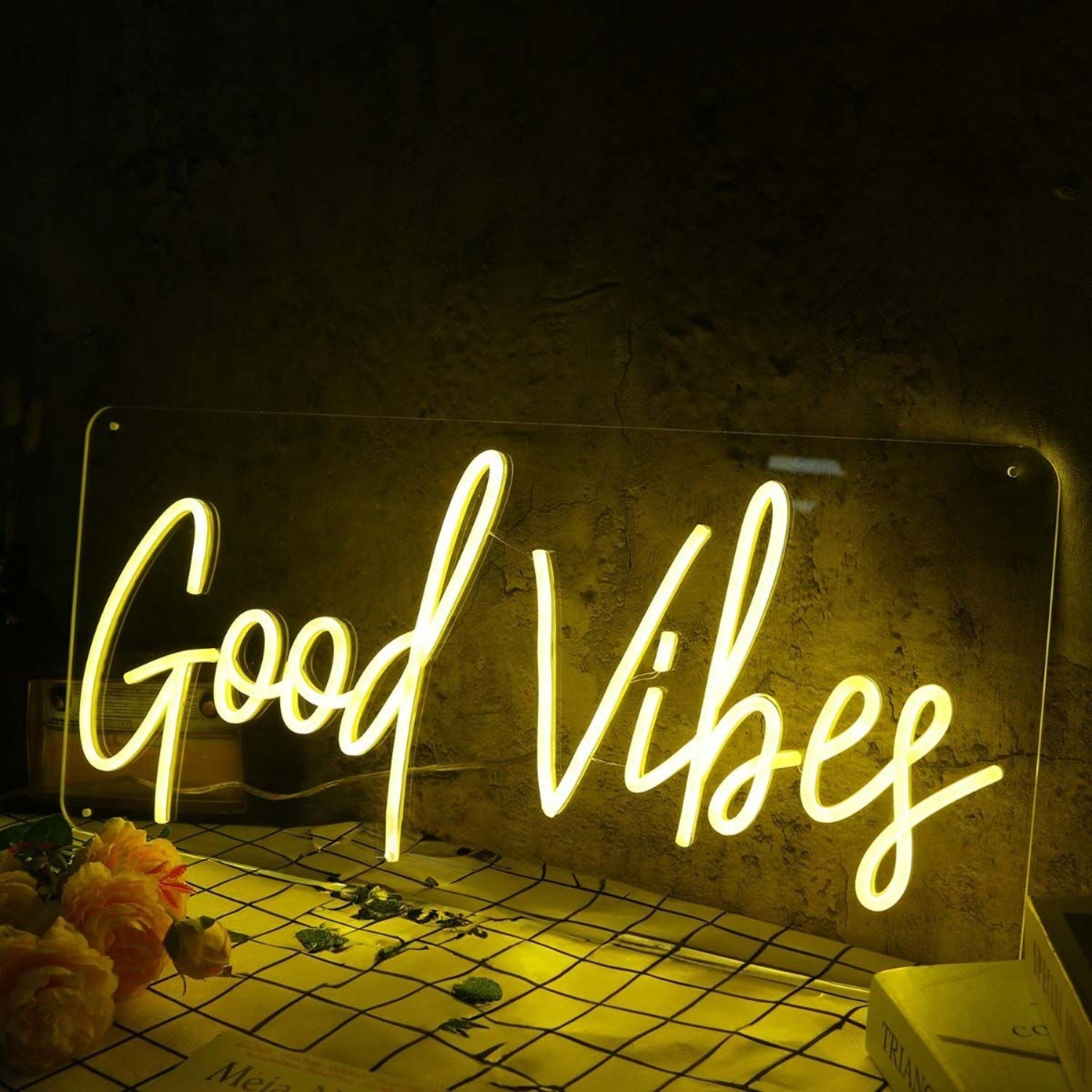 Good Vide Yellow Custom Led Neon Sign - Shineneon