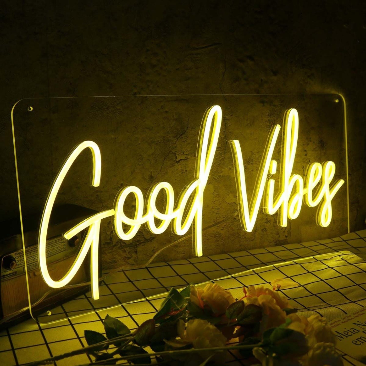 Good Vide Yellow Custom Led Neon Sign - Shineneon