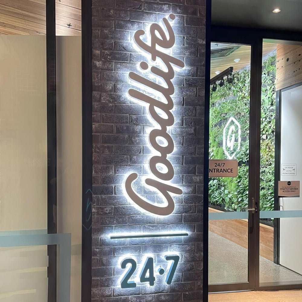 Goodlife 24 7 3D Backlit Letters Business Metal Led Sign - Shineneon
