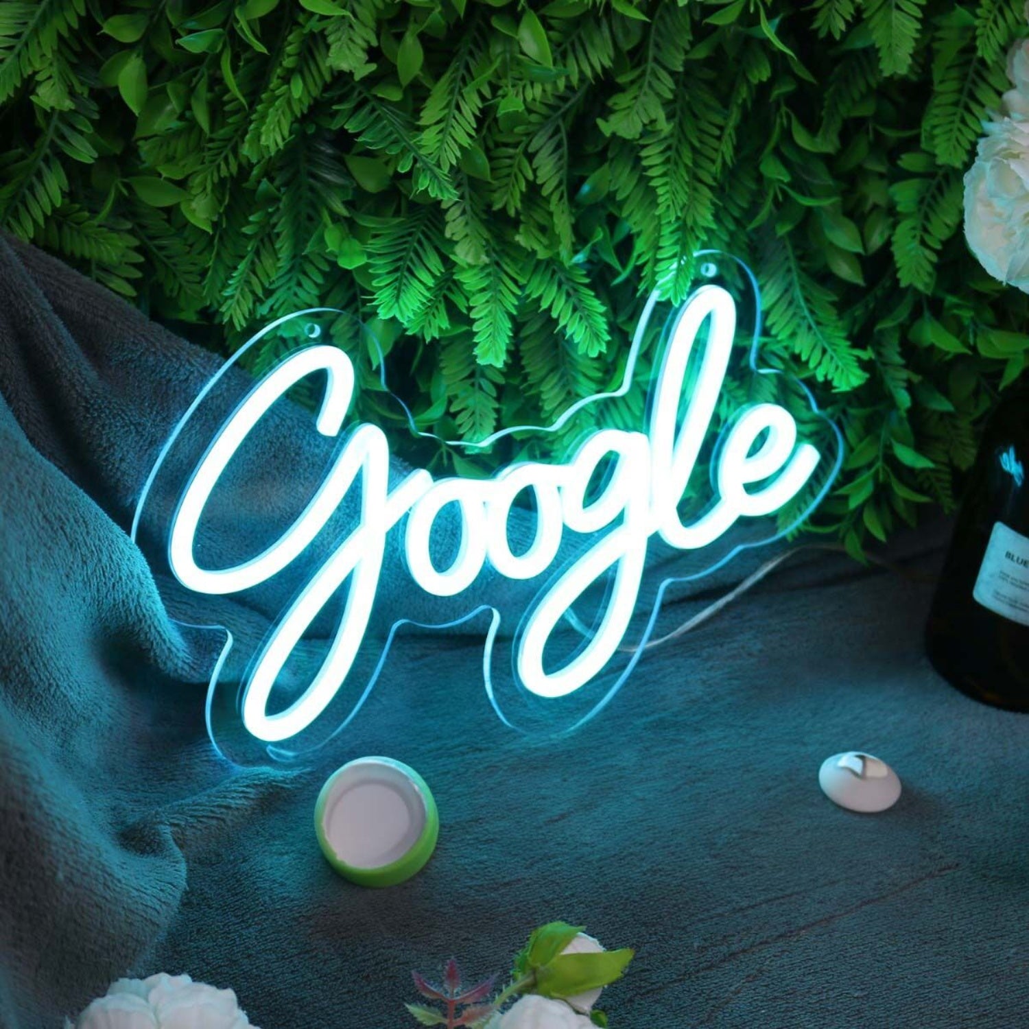 Google Blue Led Neon Sign - Shineneon