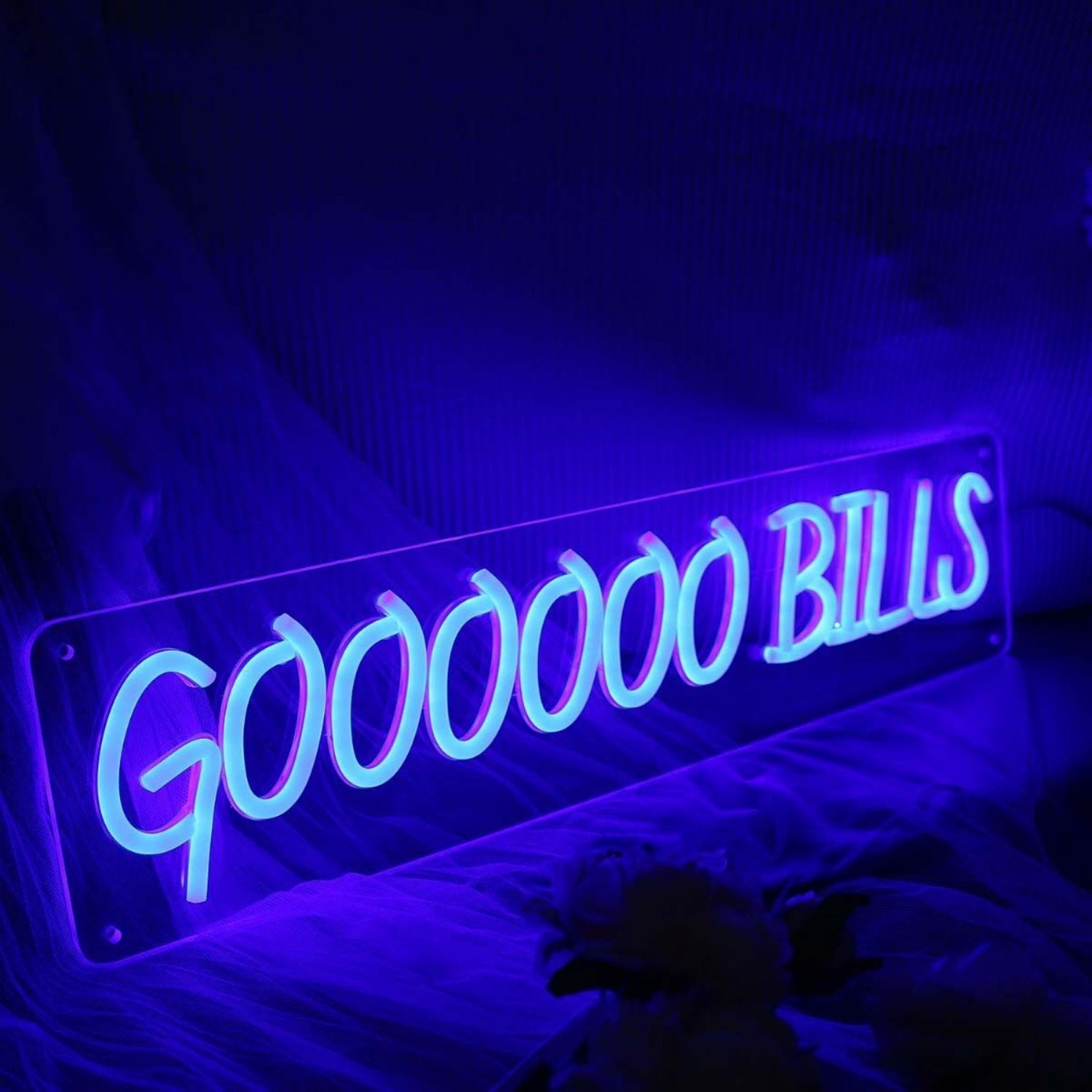 Goooooo Bills Blue Led Neon Sign - Shineneon