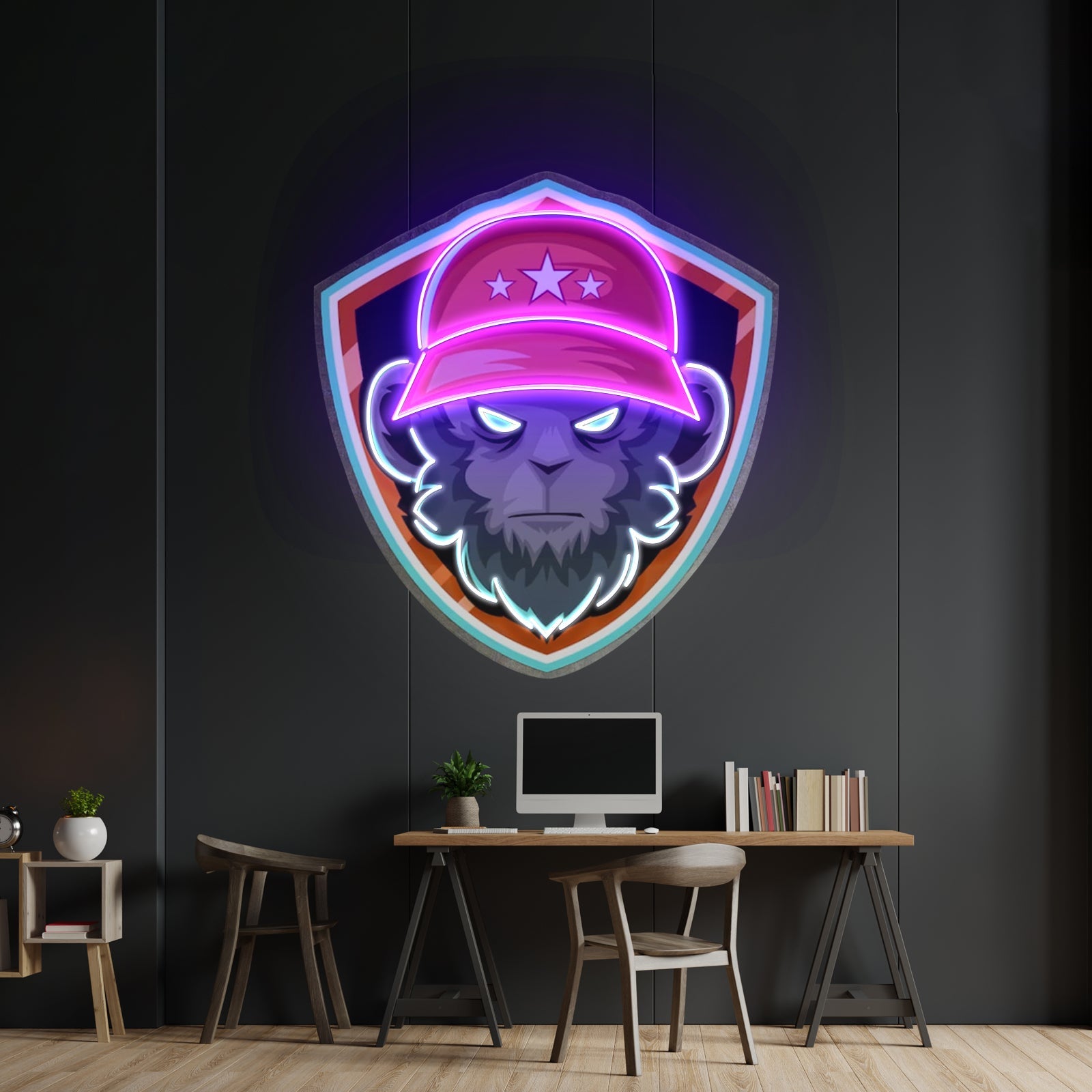 Gorilla Head Led Neon Sign Light Custom Led Signs - Shineneon