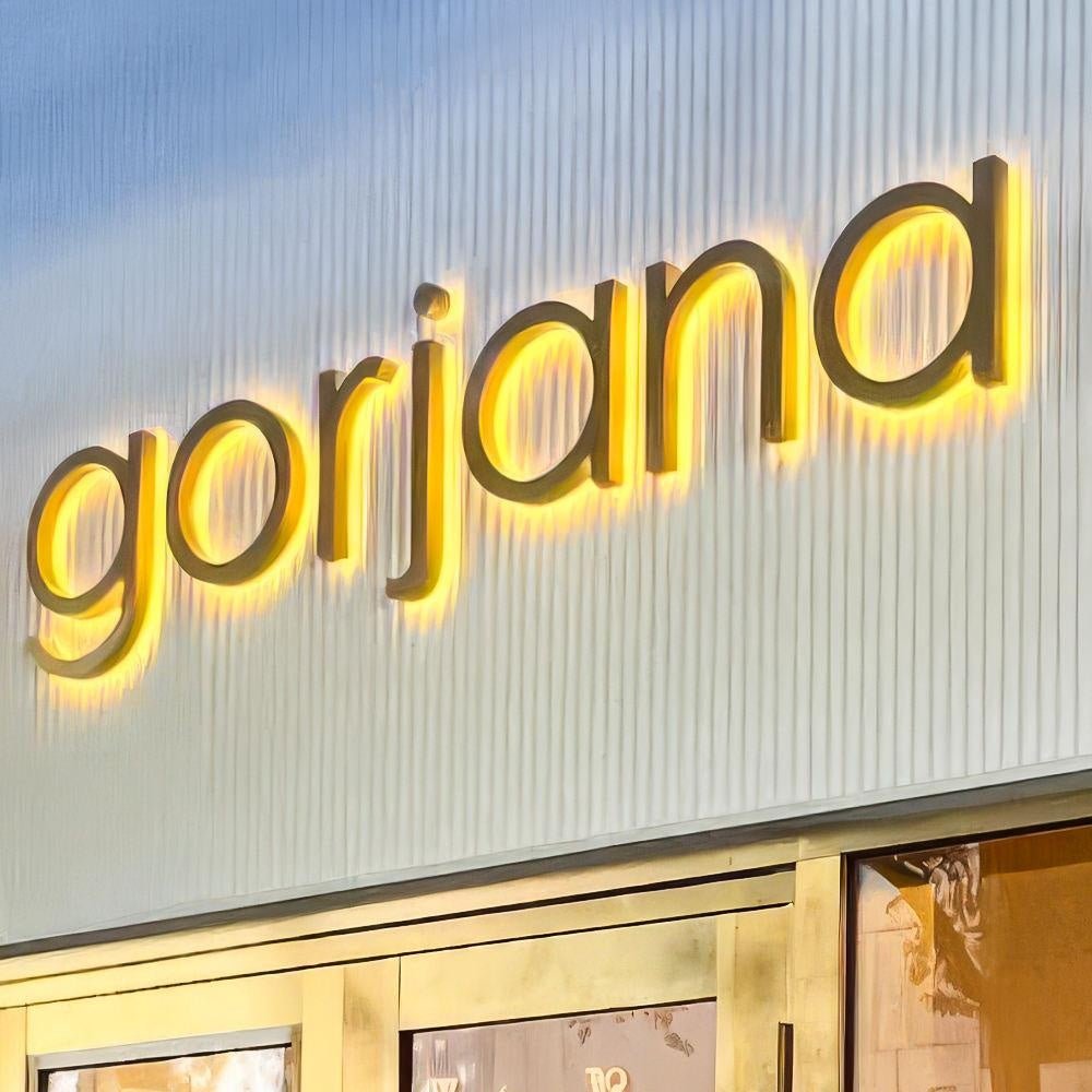 Gorjana 3D Backlit Letters Aluminum Metal Led Sign - Shineneon
