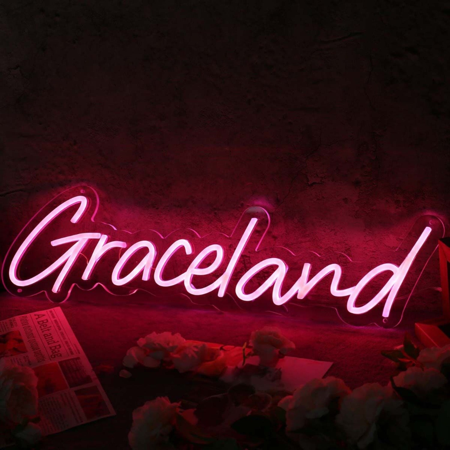 Graceland Red Neon Sign For Music Lovers | Shineneon