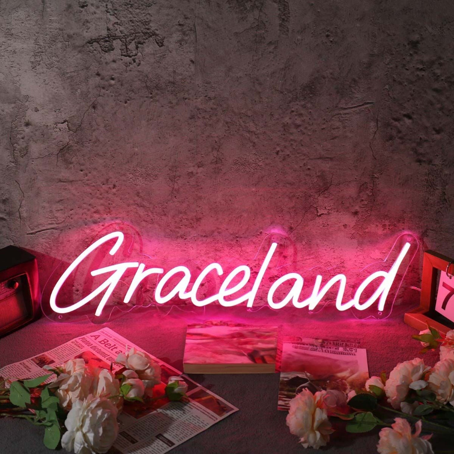 Graceland Red Neon Sign For Music Lovers | Shineneon