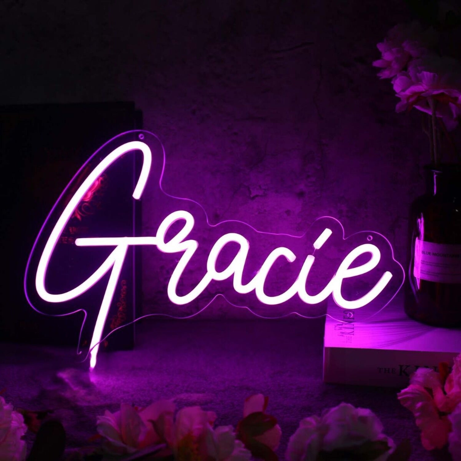 Gracie Purple Led Neon Sign | Shineneon