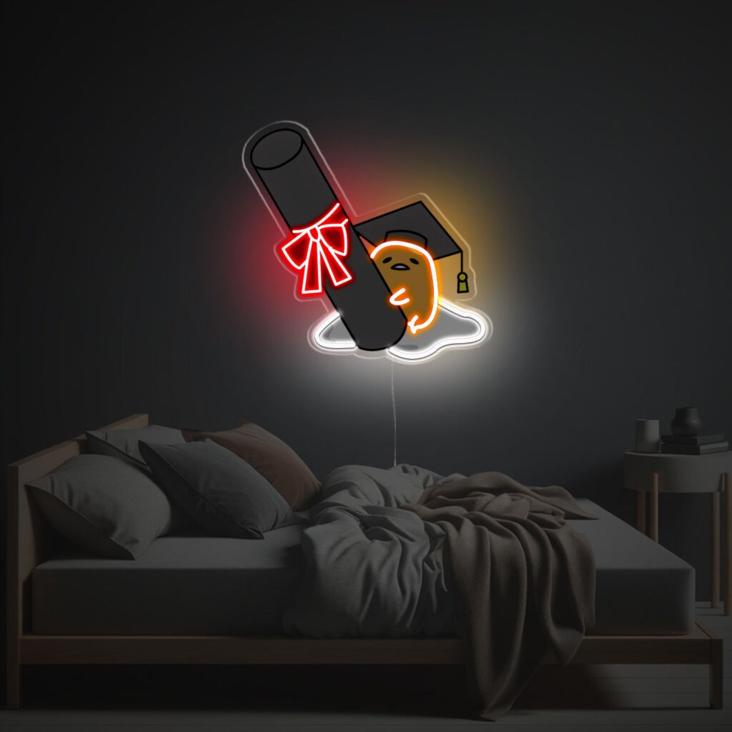 Graduated Yolk Man Led Neon Acrylic Artwork | Shineneon