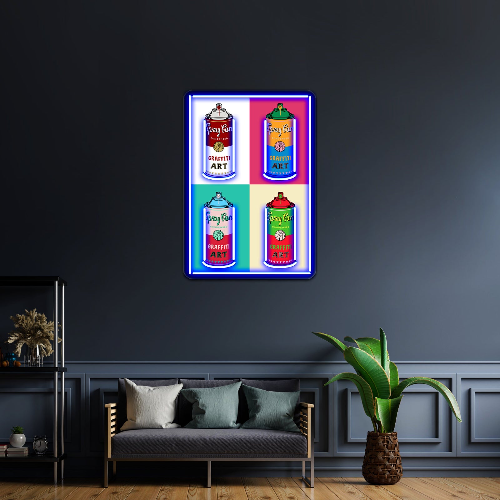 Graffiti Pop Artwork Large Neon Signs - LED neon sign view 5